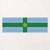 Flagge von Derbyshire (englischer Landkreis) Yogamatte (Vorderseite (Horizontal))
