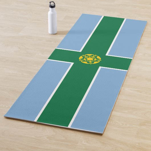 Flagge von Derbyshire (englischer Landkreis) Yogamatte (Beispiel)