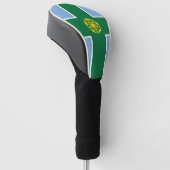 Flagge von Derbyshire Golf Headcover (angewinkelt)
