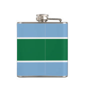 Flagge von Derbyshire Hip Flask Flachmann (Rückseite)