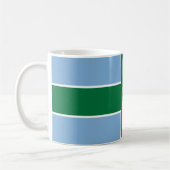 Flagge von Derbyshire (Landkreis von England, UK) Kaffeetasse (Links)