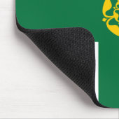 Flagge von Derbyshire Mousepad (Ecke)