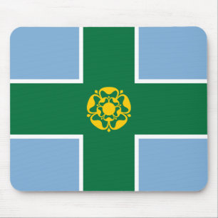 Flagge von Derbyshire Mousepad