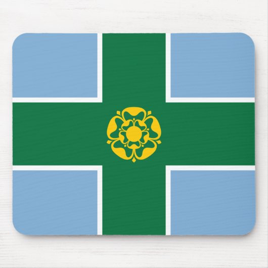 Flagge von Derbyshire Mousepad (Vorne)