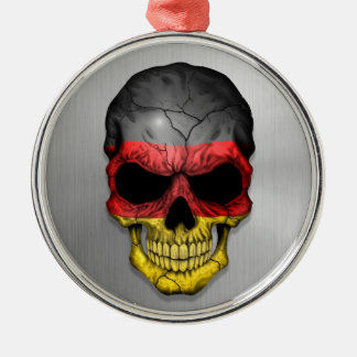 Flagge von Deutschland auf einer Ornament Aus Metall