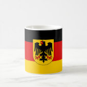 Flagge von Deutschland - Bundesdienstflagge Kaffeetasse (Mittel)