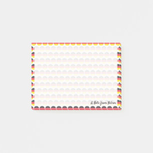 Flagge von Deutschland Emojis Post-it Klebezettel