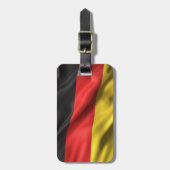 Flagge von Deutschland Gepäckanhänger (Vorderseite vertikal)