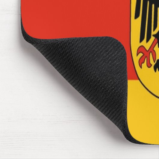 Flagge von Deutschland Mousepad (Ecke)