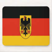 Flagge von Deutschland Mousepad (Vorne)