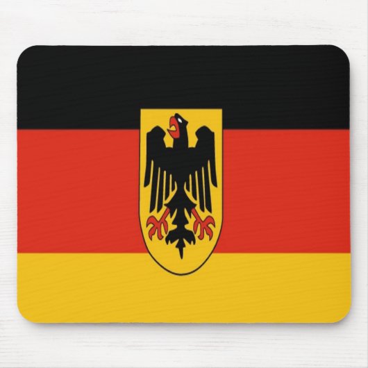 Flagge von Deutschland Mousepad (Vorne)