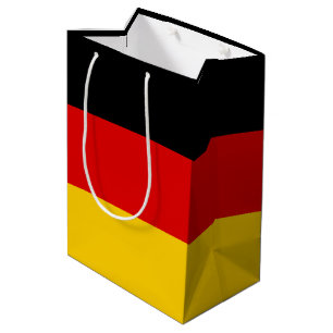 Flagge von Deutschland oder von Deutschland Mittlere Geschenktüte