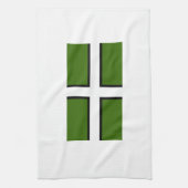 Flagge von Devon Küchentuch (Vertikal)