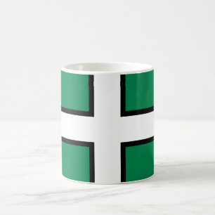 Flagge von Devon (Landkreis des Vereinigten Königr Kaffeetasse