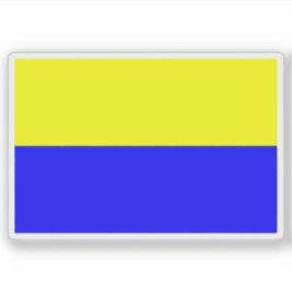 Flagge von Diekirch, Luxemburg Aufkleber