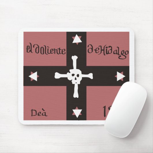 Flagge von Doliente De Hidalgo Mousepad (Mit Mouse)