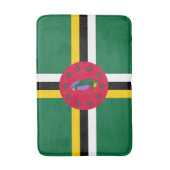 Flagge von Dominica Badematte (Vorderseite Vertikal)