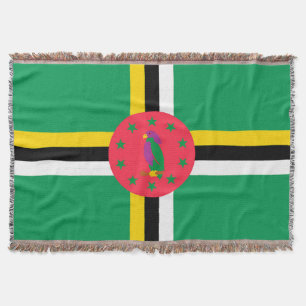 Flagge von Dominica Decke