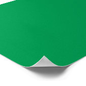 Flagge von Dominica Poster (Ecke)