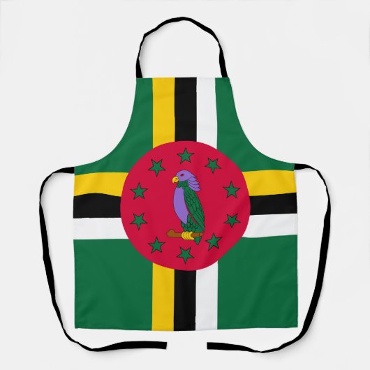 Flagge von Dominica Schürze (Vorderseite)