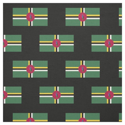 Flagge von Dominica Stoff (Muster)