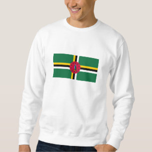 Flagge von Dominica Sweatshirt
