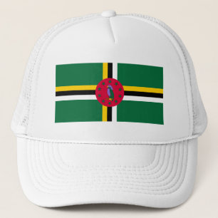 Flagge von Dominica Truckerkappe