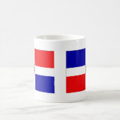 Flagge von Dominikanischer Republik Kaffeetasse (Mittel)