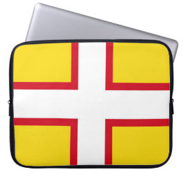 Flagge von Dorset (Landkreis des Vereinigten König Laptopschutzhülle
