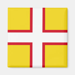 Flagge von Dorset (Landkreis des Vereinigten König Magnet