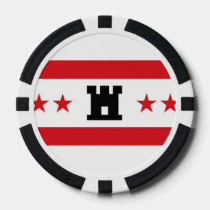 Flagge von Drenthe Pokerchips