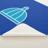 Flagge von Durban (Südafrika) Sherpadecke (3/4)