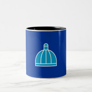 Flagge von Durban (Südafrika) Zweifarbige Tasse