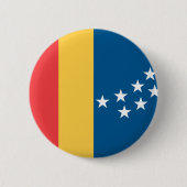 Flagge von Durham, North Carolina Button (Vorderseite)