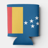 Flagge von Durham, North Carolina Dosenkühler (Rückseite)