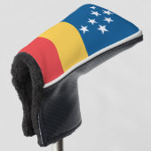 Flagge von Durham, North Carolina Golf Headcover (3/4 Vorderseite)