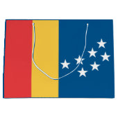 Flagge von Durham, North Carolina Große Geschenktüte (Vorderseite)