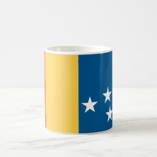 Flagge von Durham, North Carolina Kaffeetasse