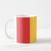 Flagge von Durham, North Carolina Kaffeetasse (Links)