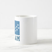 Flagge von Durham, North Carolina Kaffeetasse (Mittel)