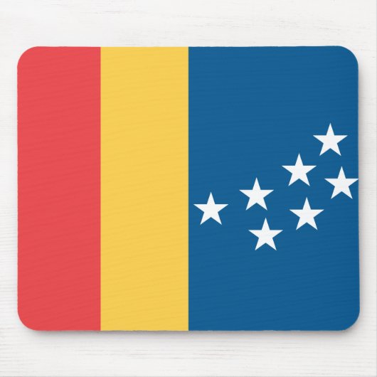 Flagge von Durham, North Carolina Mousepad (Vorne)