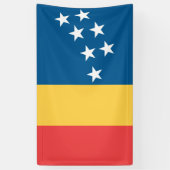 Flagge von Durham (North Carolina, USA) Banner (Vertikal)