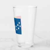 Flagge von Durham (North Carolina, USA) Glas (Links)