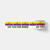 Flagge von Ecuador Satinband (Vorderseite)