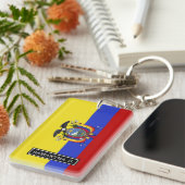 Flagge von Ecuador Schlüsselanhänger (Vorderseite rechts)