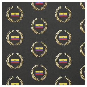 Flagge von Ecuador Stoff