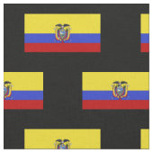Flagge von Ecuador Stoff (Nahaufnahme)