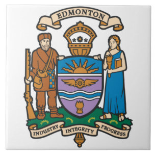 Flagge von Edmonton (Alberta, Kanada) Fliese