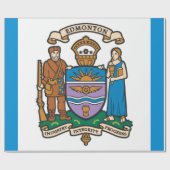 Flagge von Edmonton (Alberta, Kanada) Geschenkpapier (Flach)