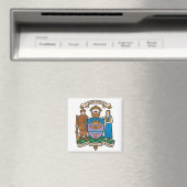 Flagge von Edmonton (Alberta, Kanada) Magnet (In Situ (Geschirrspüler))